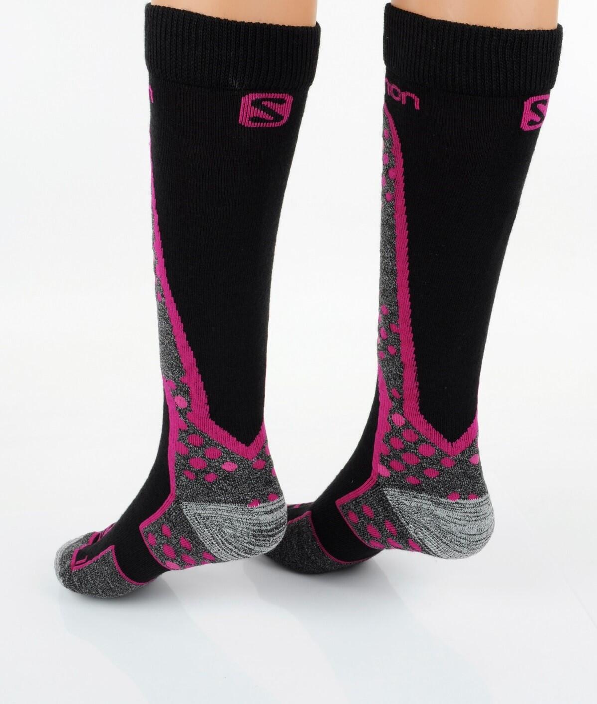 Meias de inverno para esqui e snowboard Salomon em lã 4/7