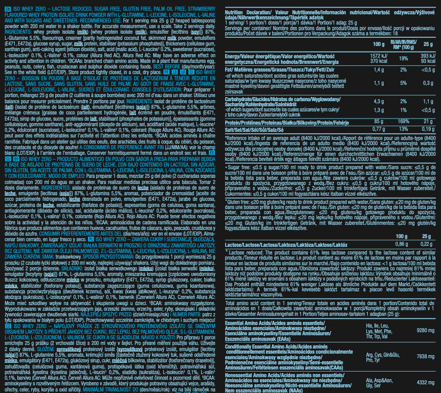 Whey isolate - Iso Whey Zero - Fraise 3/5