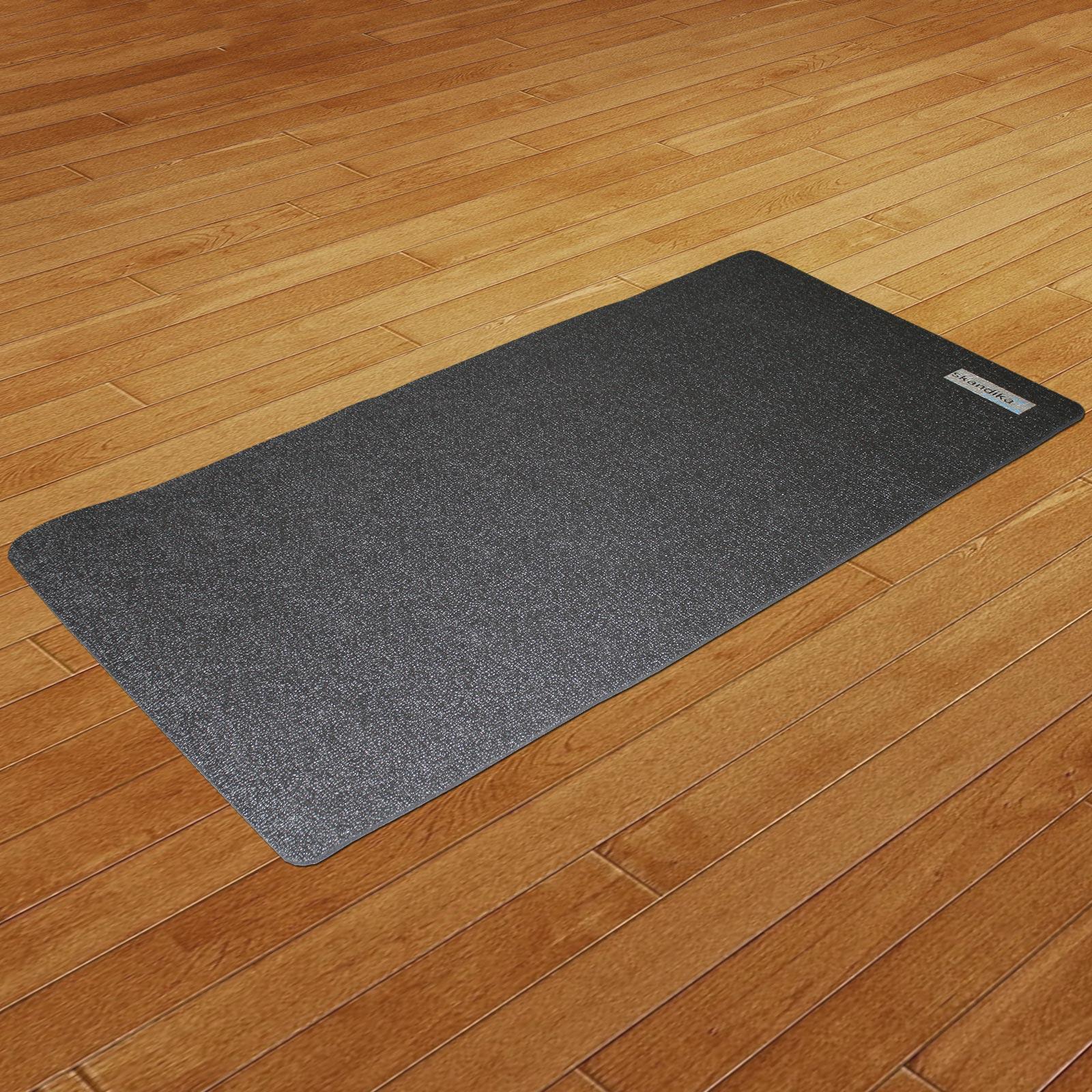 Tapis de protection sol pour appareils fitness - 60 x 120 cm - Noir 5/8