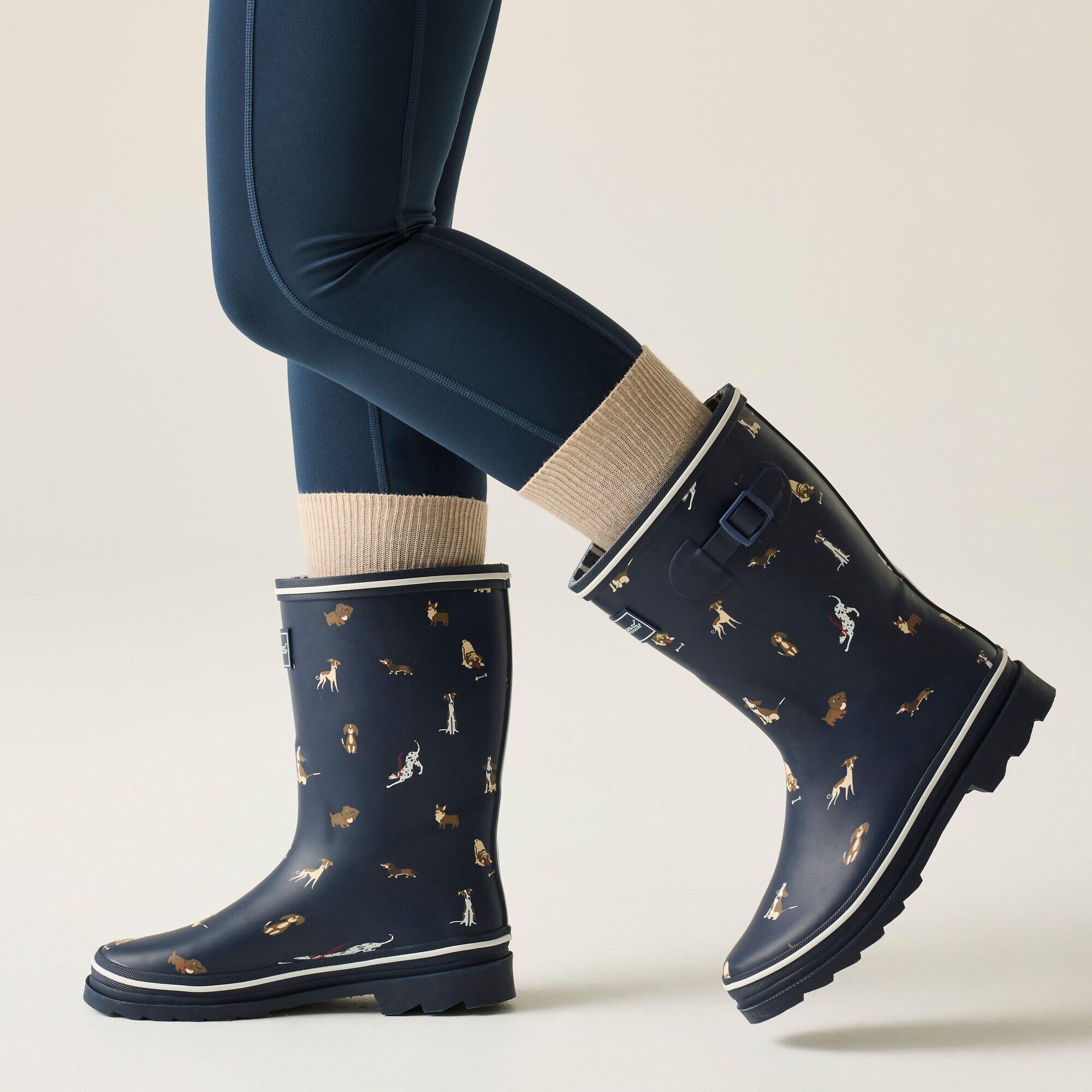 Bottes - Amelia Motif Chien randonnée femme 3/6