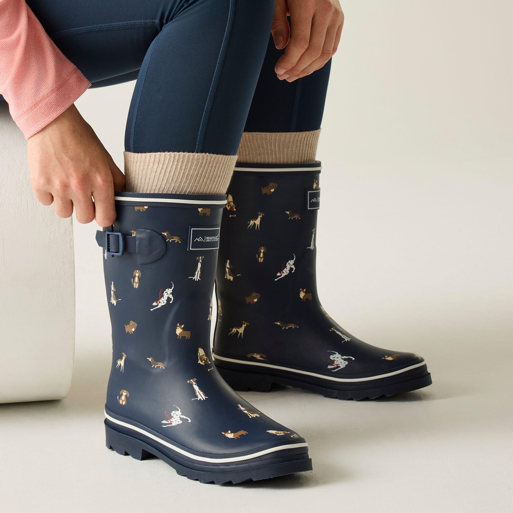 Bottes - Amelia Motif Chien randonnée femme 4/6