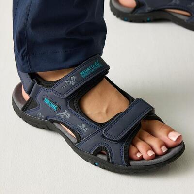 Sandalen hiking dames verstelbare banden gewatteerd voetbed haris