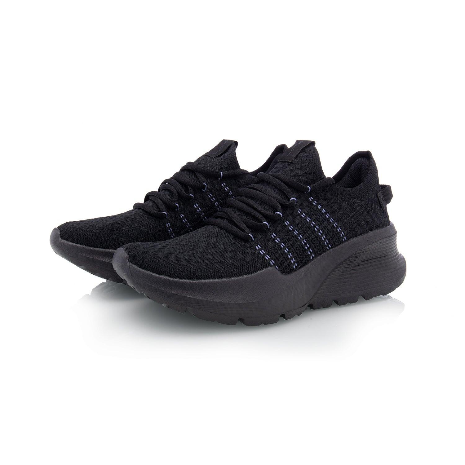 Chaussures de course souples noires pour femmes 2/7