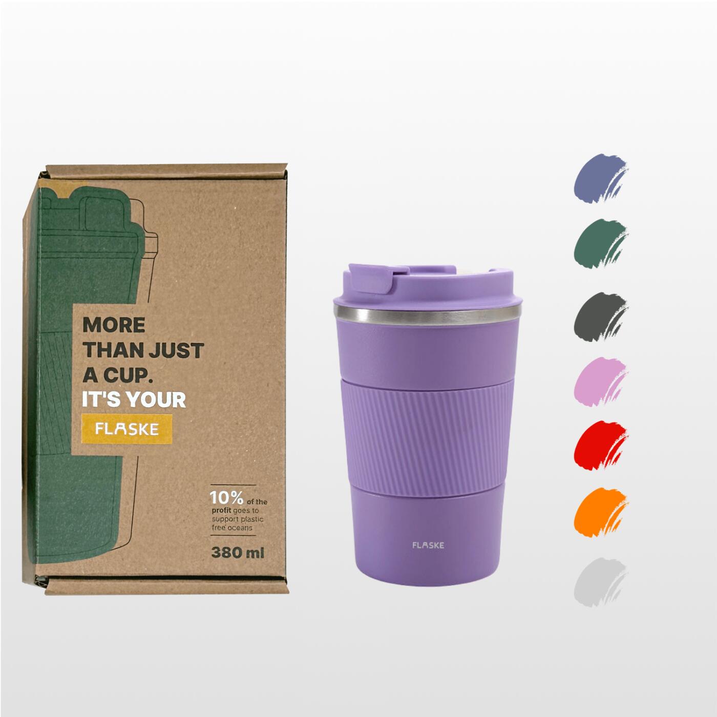 FLASKE Coffee Cup Big 380ML / Lavender 2/6