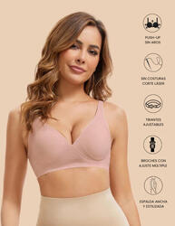Soutien-gorge à bords vifs, sans coutures et sans armatures, effet invisible.