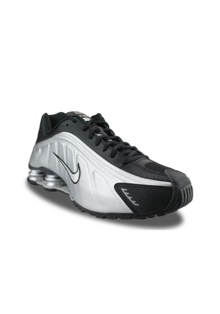 Nike Shox R4 Noir Metallic Silver Hq1988-007 3/5