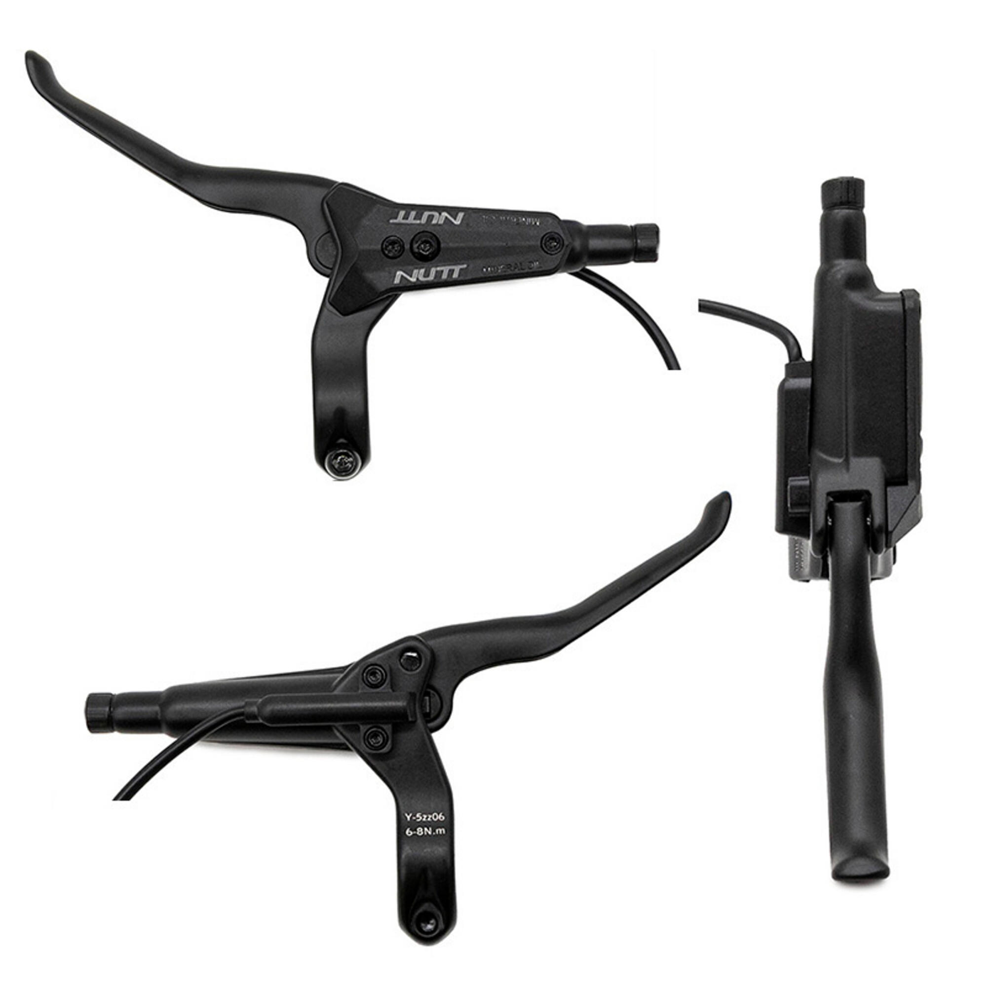 Kit de freno hidráulico negro Y5 Delantero L trasero R [NUTT] 5/5