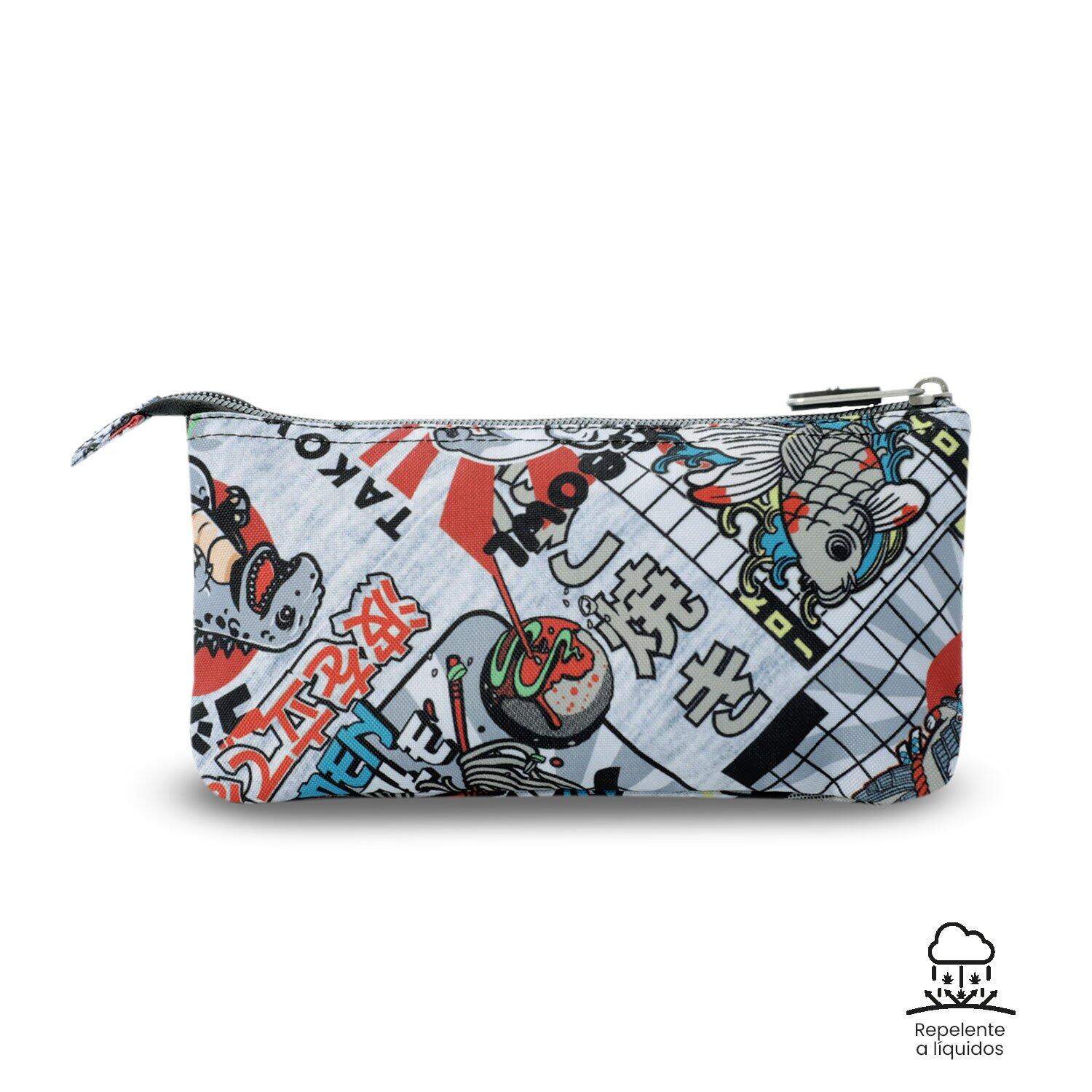 Totto Estuche escolar Tablero Ramen Poliéster reciclado 22 x11 x 3.5 cm 2/4