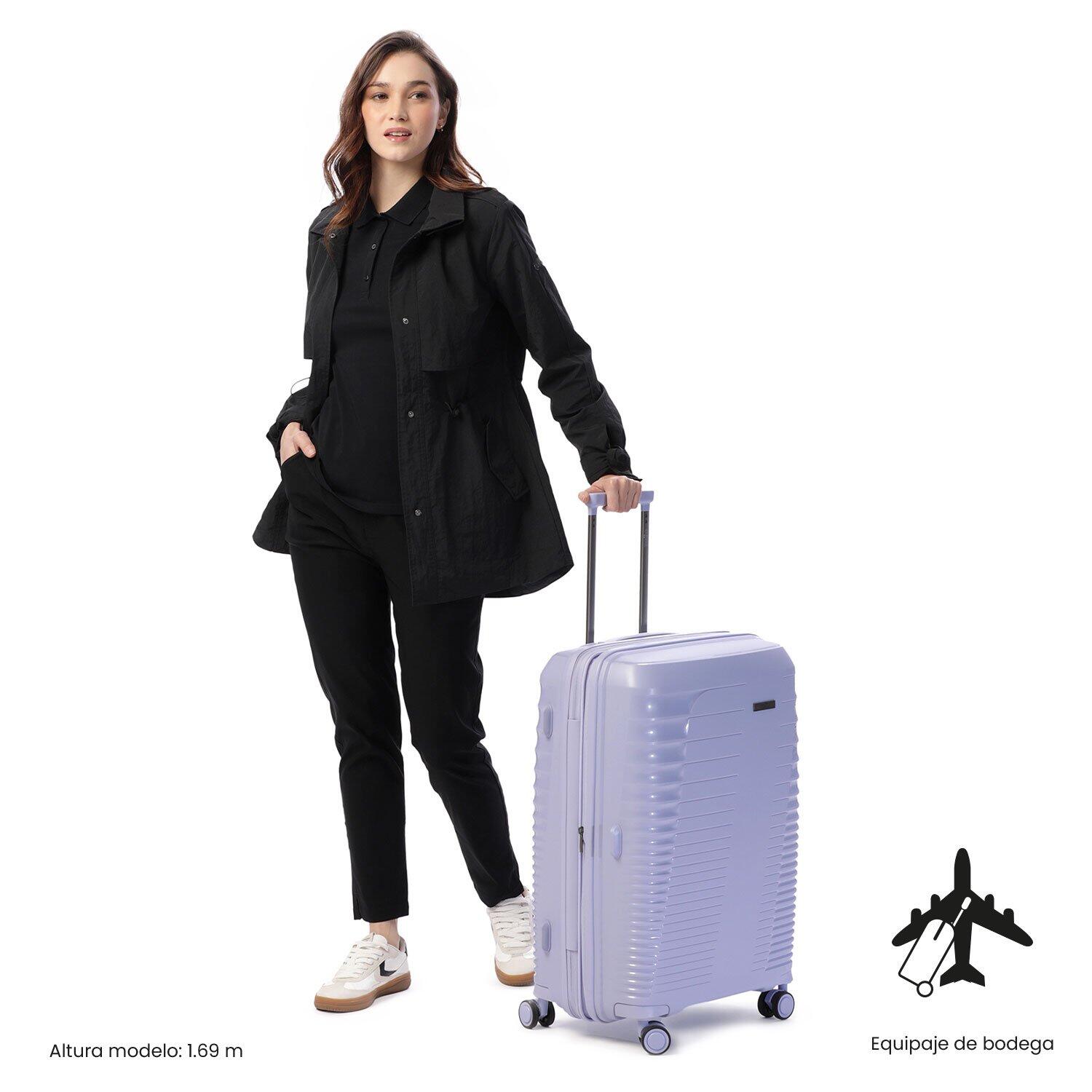 Totto Maleta mediana Traveler Morado Polipropileno 45.5 x66 x 31.5 cm 6/6