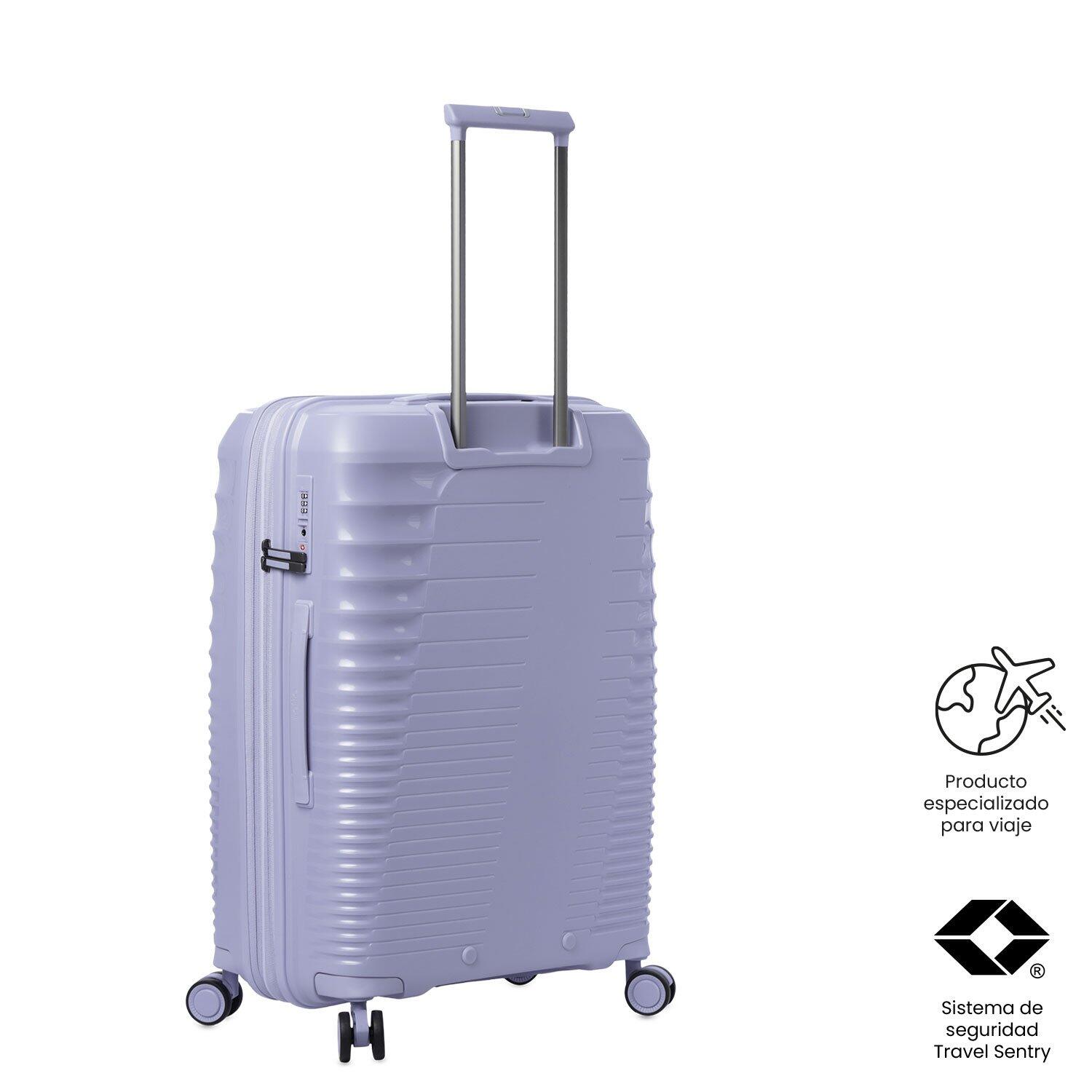 Totto Maleta mediana Traveler Morado Polipropileno 45.5 x66 x 31.5 cm 5/6