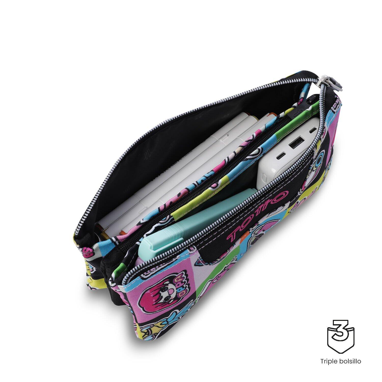 Totto Estuche escolar Tablero K-Pop Poliéster reciclado 22 x11 x 3.5 cm 3/4