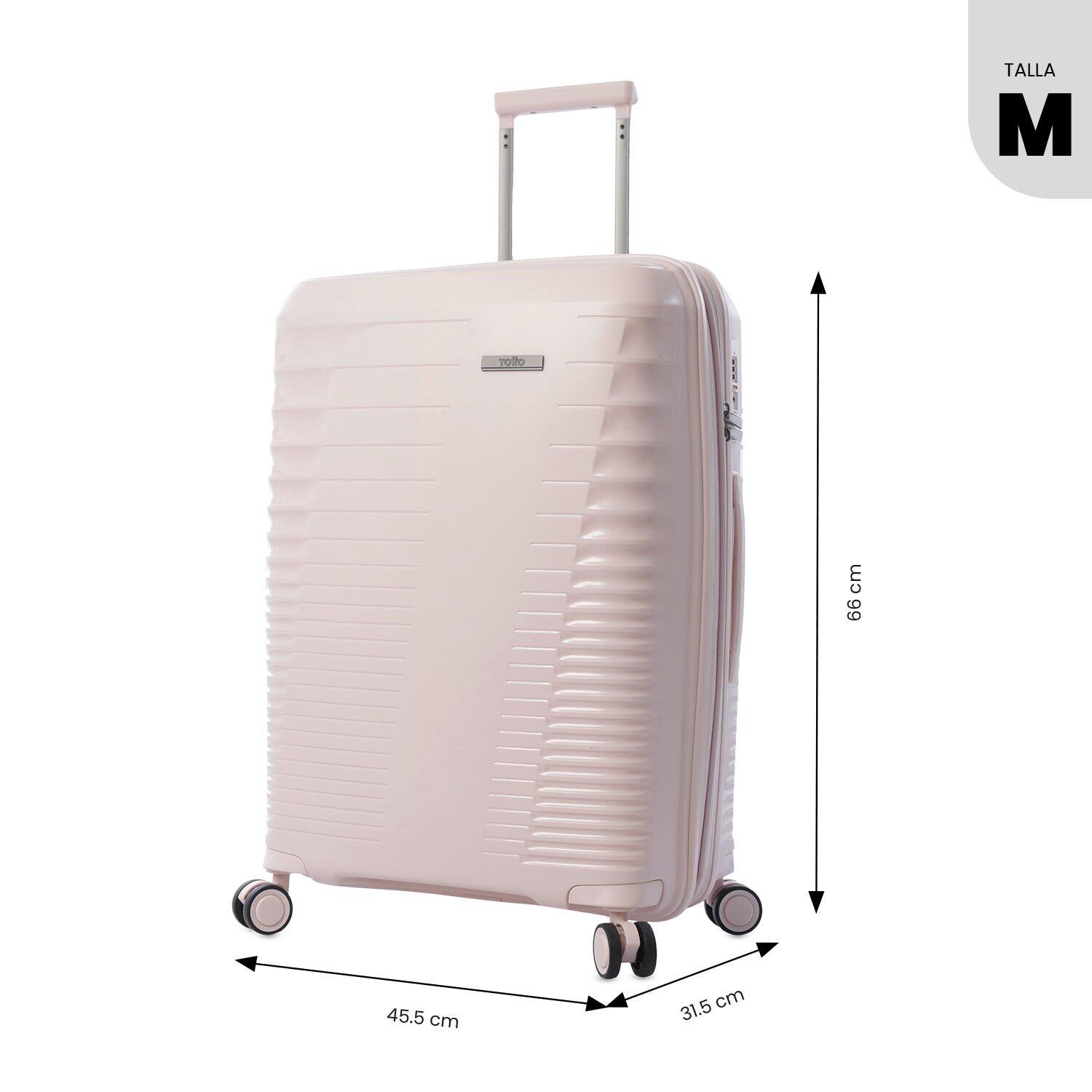 Totto Maleta mediana Traveler Rosa Polipropileno 45.5 x66 x 31.5 cm 4/6
