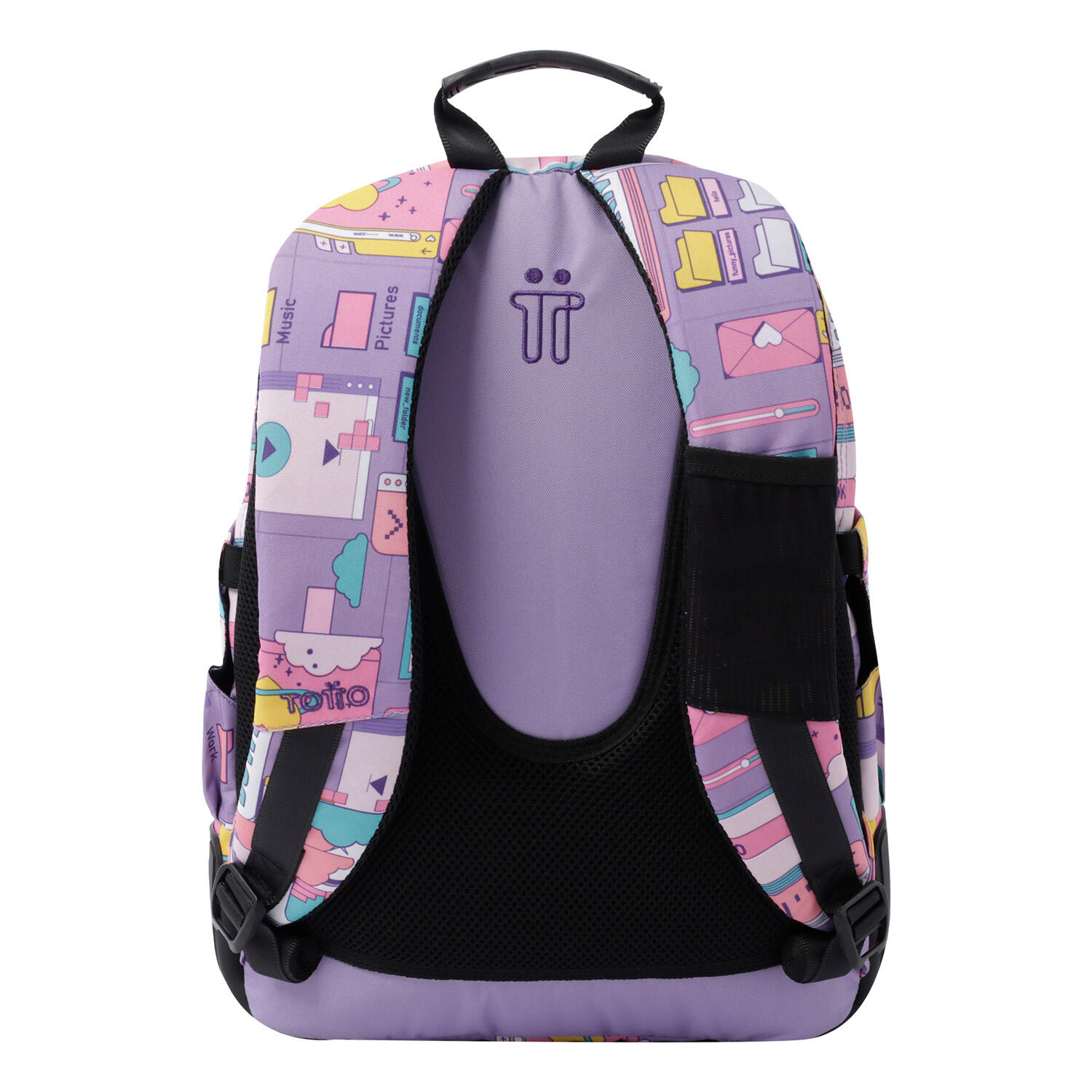 Totto Mochila escolar Crayoles Ciber Poliéster 33 x44 x13.5 cm 3/5