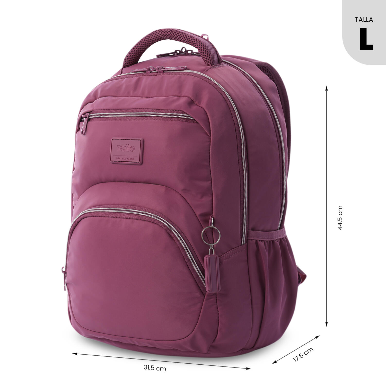 Totto Mochila urbana Tracer 4 Hushed Violet Poliéster reciclado 31.5 x44.5 x 17 3/5