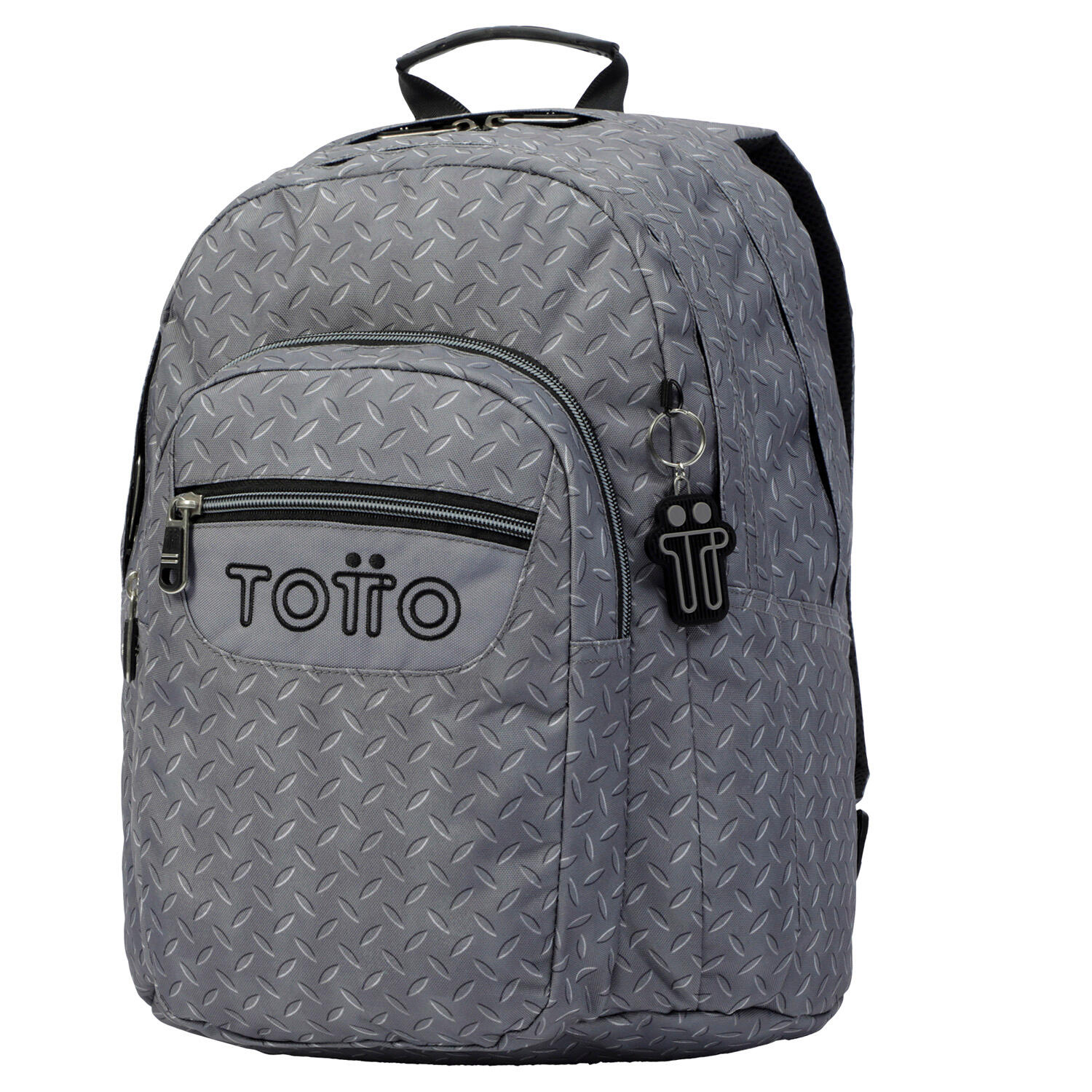 Totto Mochila escolar Lápiz Gris metálico Poliéster 34 x 44 x 24 cm 2/5
