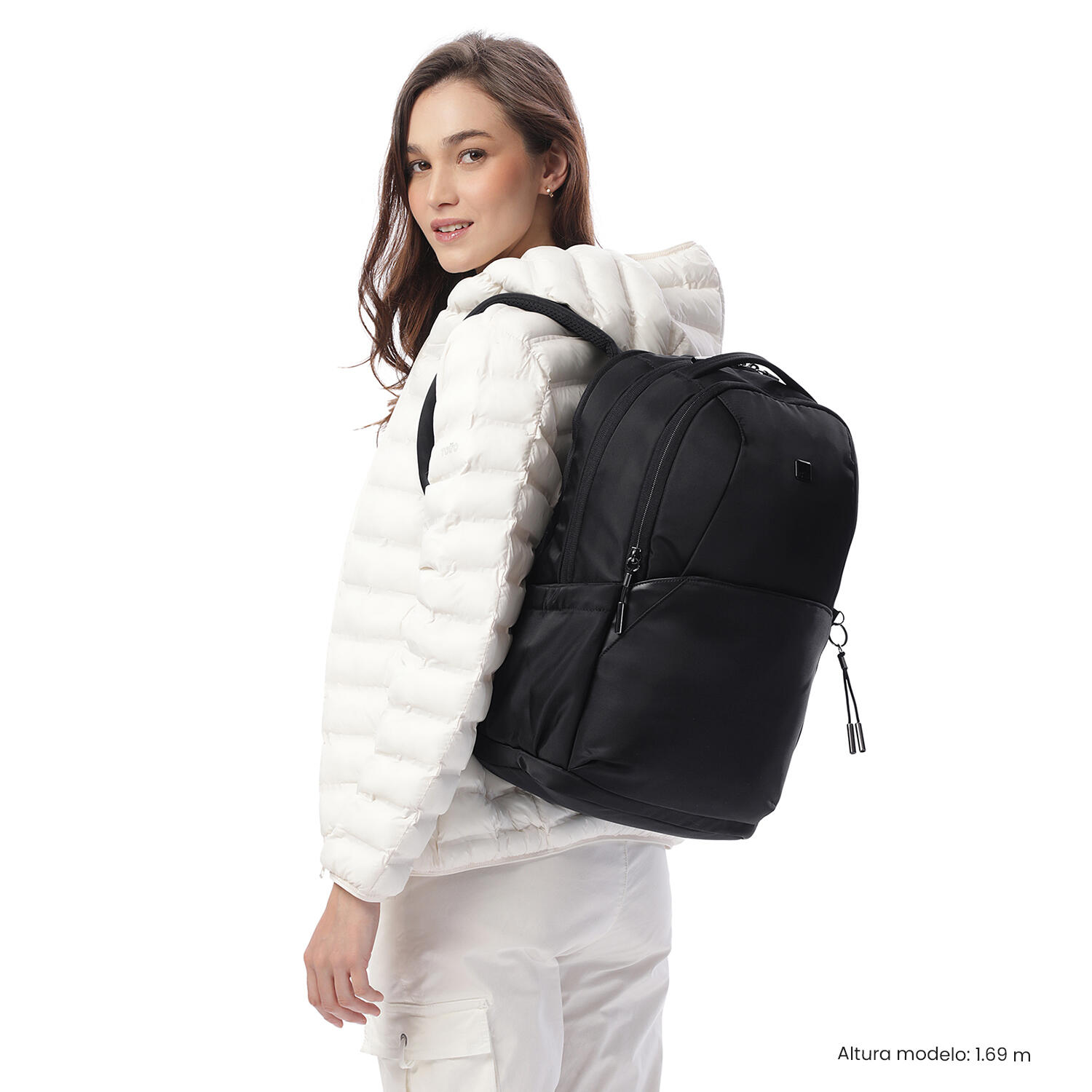 Totto Mochila ejecutiva Roxanne Negro Poliéster 28.5 x45 x 15 cm 2/5