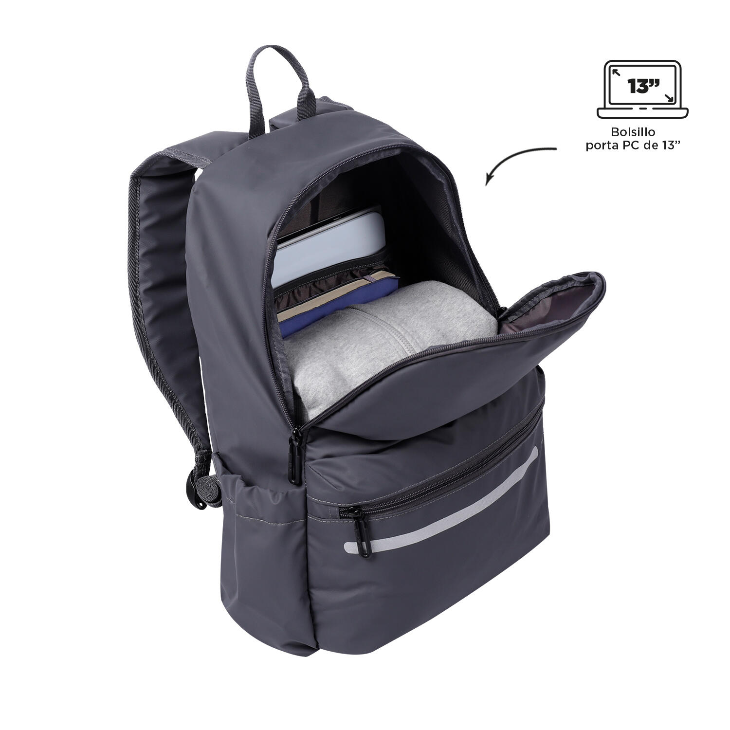 Totto Mochila urbana Green Code Green code Poliéster 29 x42.5 x12 cm 4/5