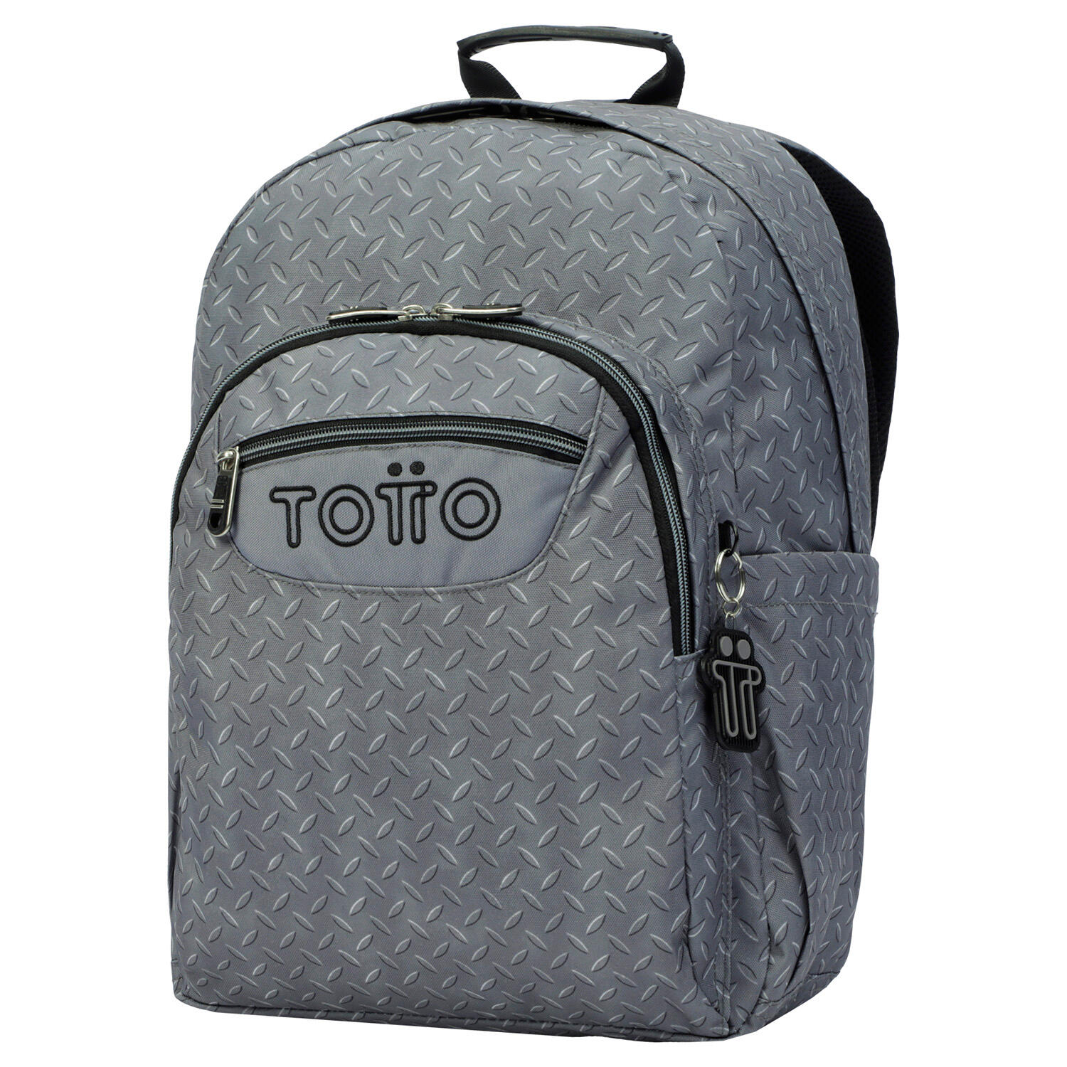 Totto Mochila escolar Acuareles Gris metálido Poliéster 33 x44 x14 cm 2/5