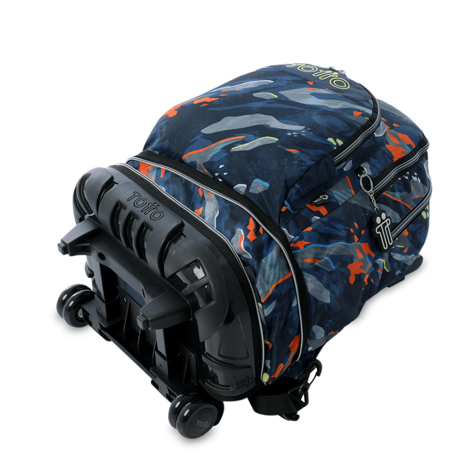 Totto Mochila escolar ruedas Tiza Desmontable Camuflaje Poliéster reciclado 32 4/5