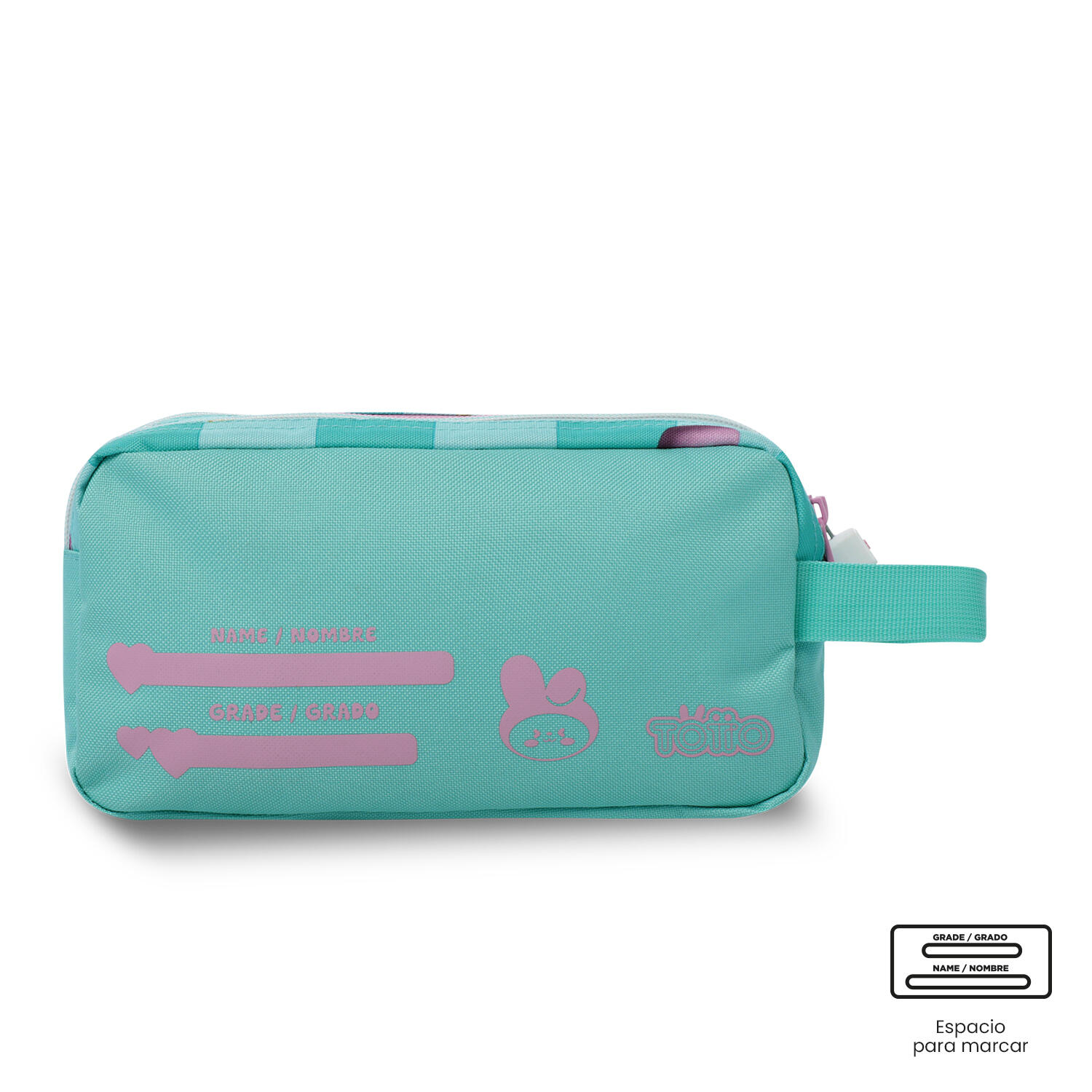 Totto Estuche infantil Bunny Pump Azul Poliéster 23 x12 x 9 cm 4/4