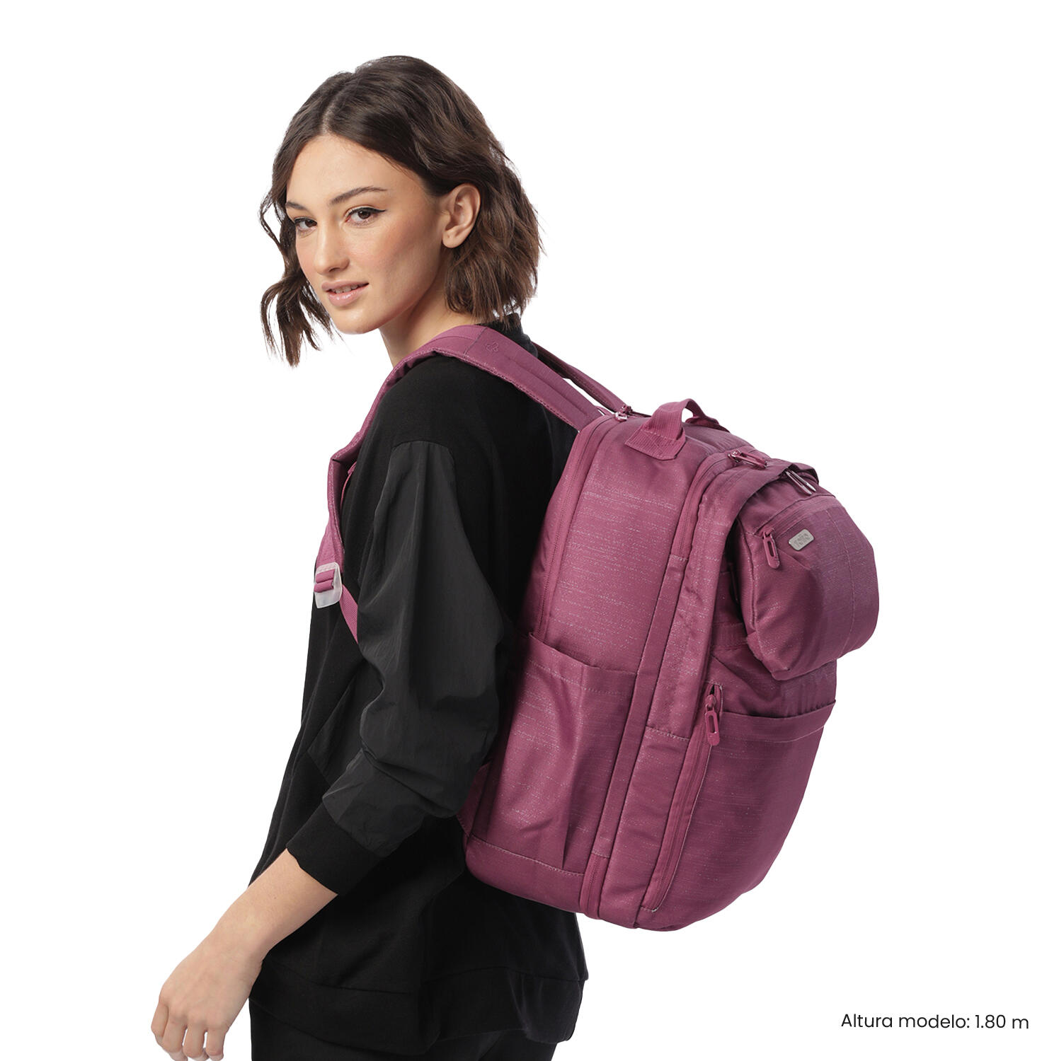 Totto Mochila viaje Elan Travel Shiny Rosa Poliéster 32 x44 x 21.5 cm 2/5