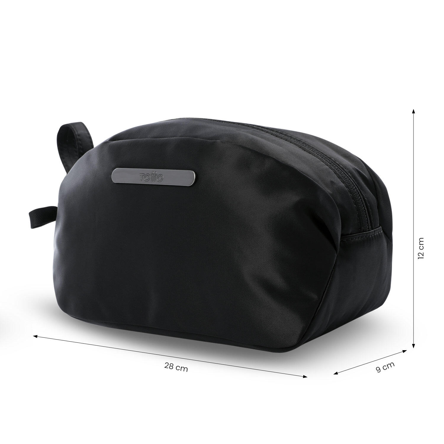 Totto Estuche Bel 2 Negro Poliéster 28 x12 x 9 cm 2/4