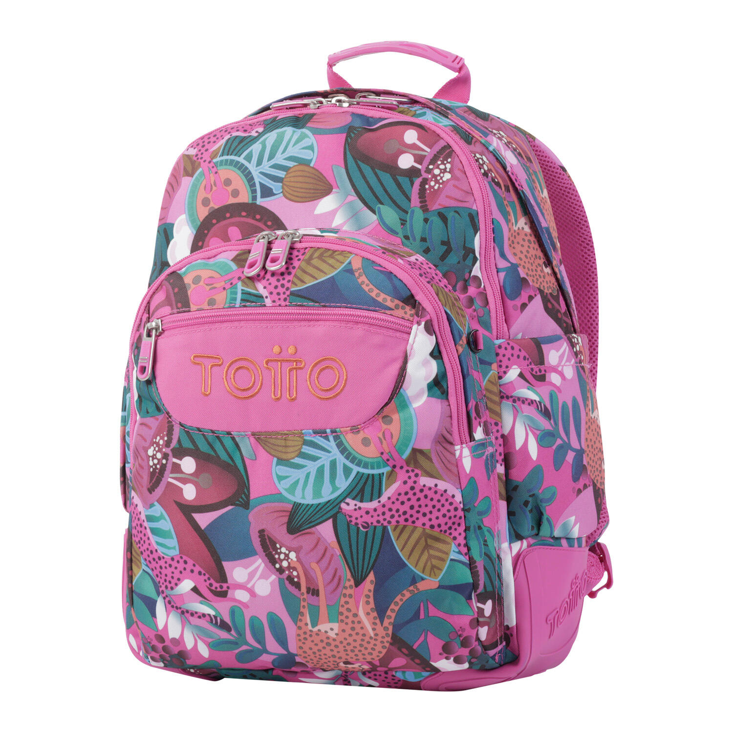 Totto Mochila escolar Crayoles Tropical jaguar Poliéster 33 x 44 x 13.5 cm 2/5