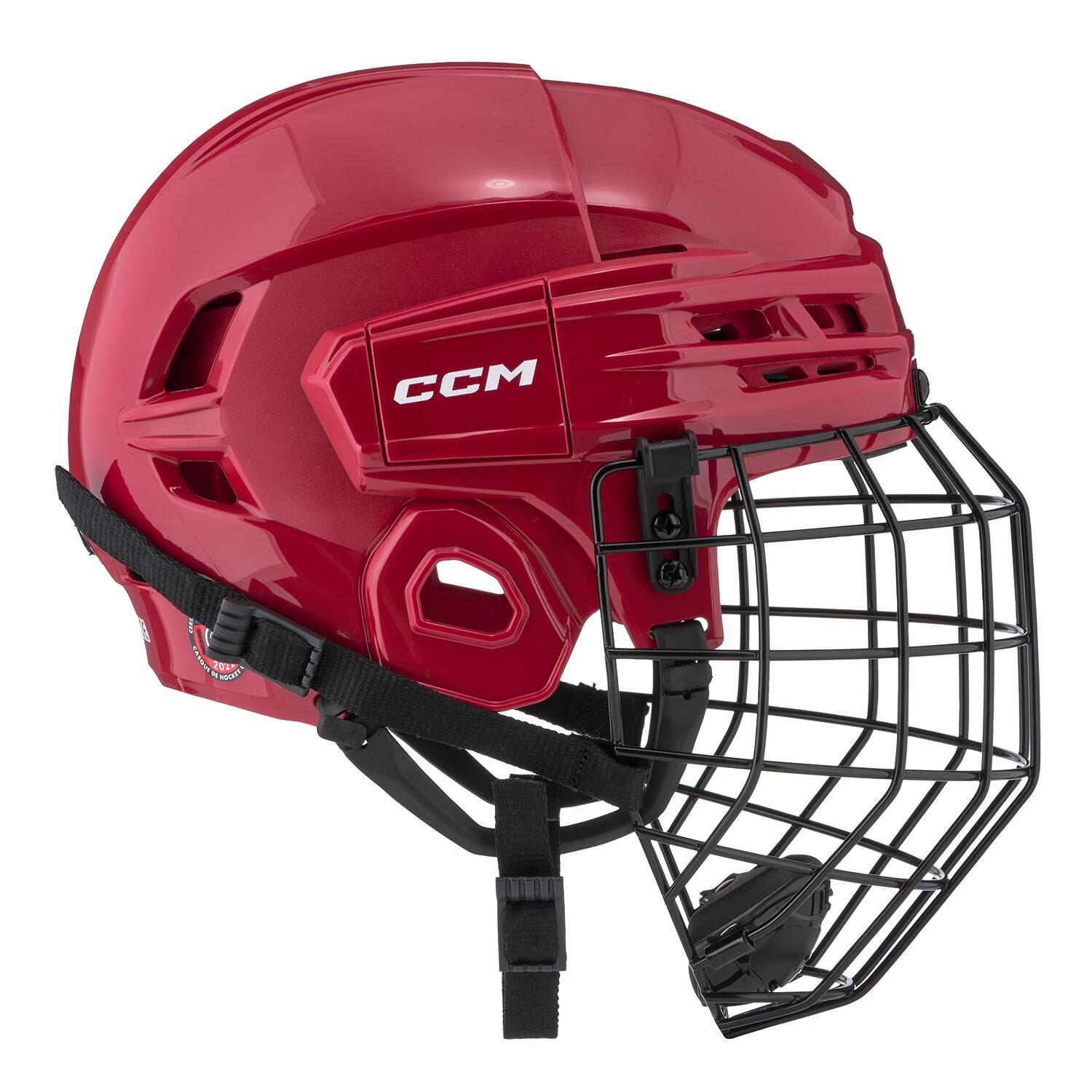 Tacks 70 Combo - Casque de hockey sur glace - Adultes - Rouge 3/7