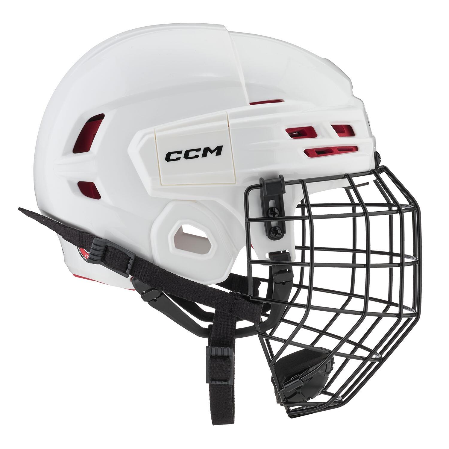 Tacks 70 Combo - IJshockeyhelm - Volwassenen - Wit 3/7