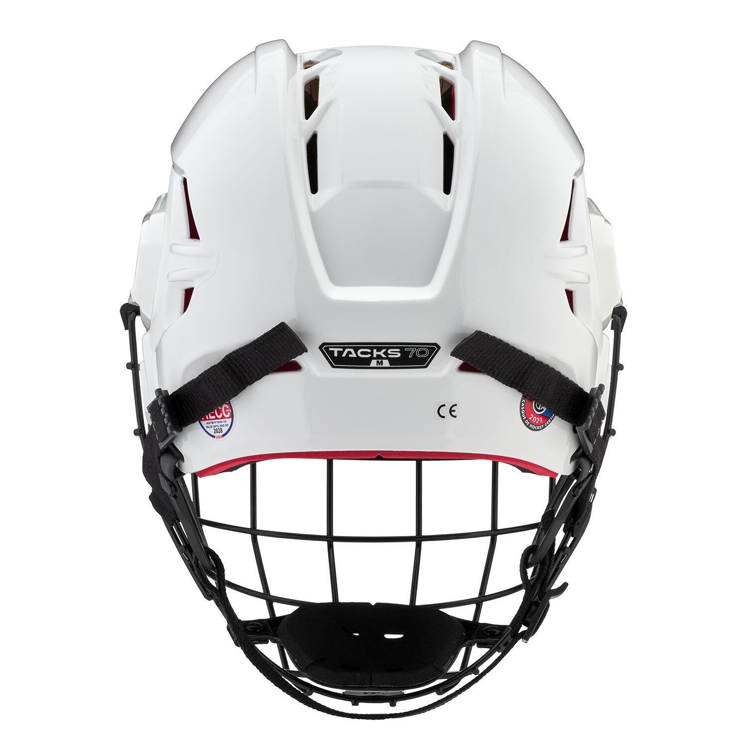 CCM Tacks 70 Senior capacete hóquei com grade 4/7