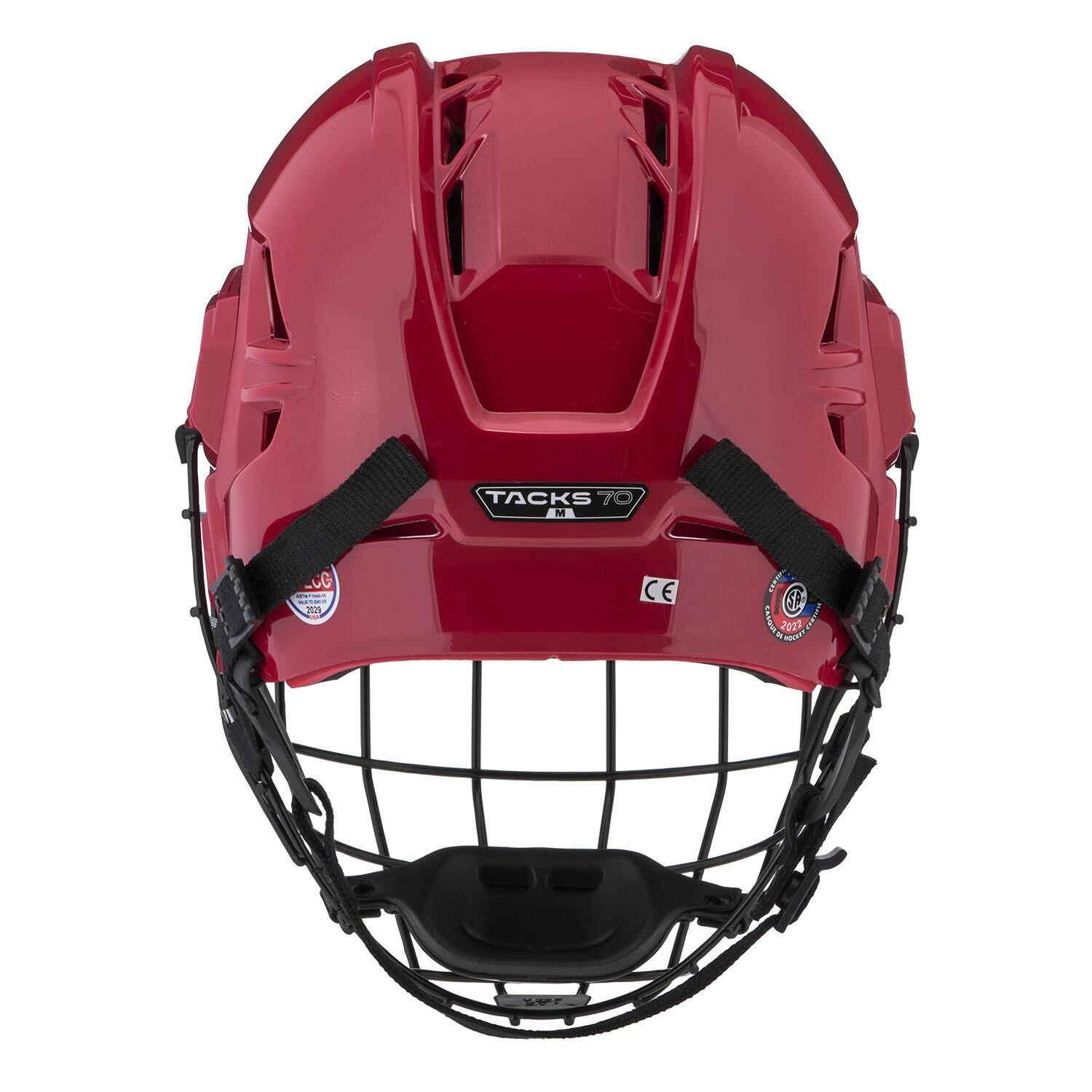 Tacks 70 Combo - Casque de hockey sur glace - Adultes - Rouge 4/7