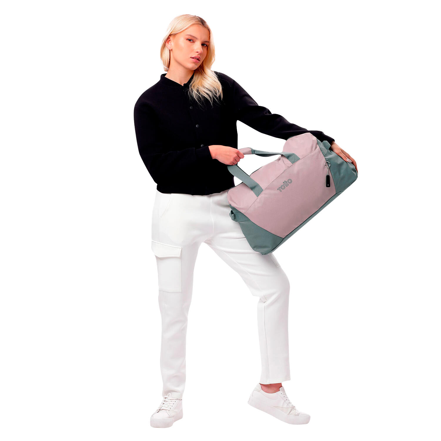 Totto Bolsa deporte Active Pro M Keepsake Lilac Poliéster reciclado 55 x30 x22. 3/5