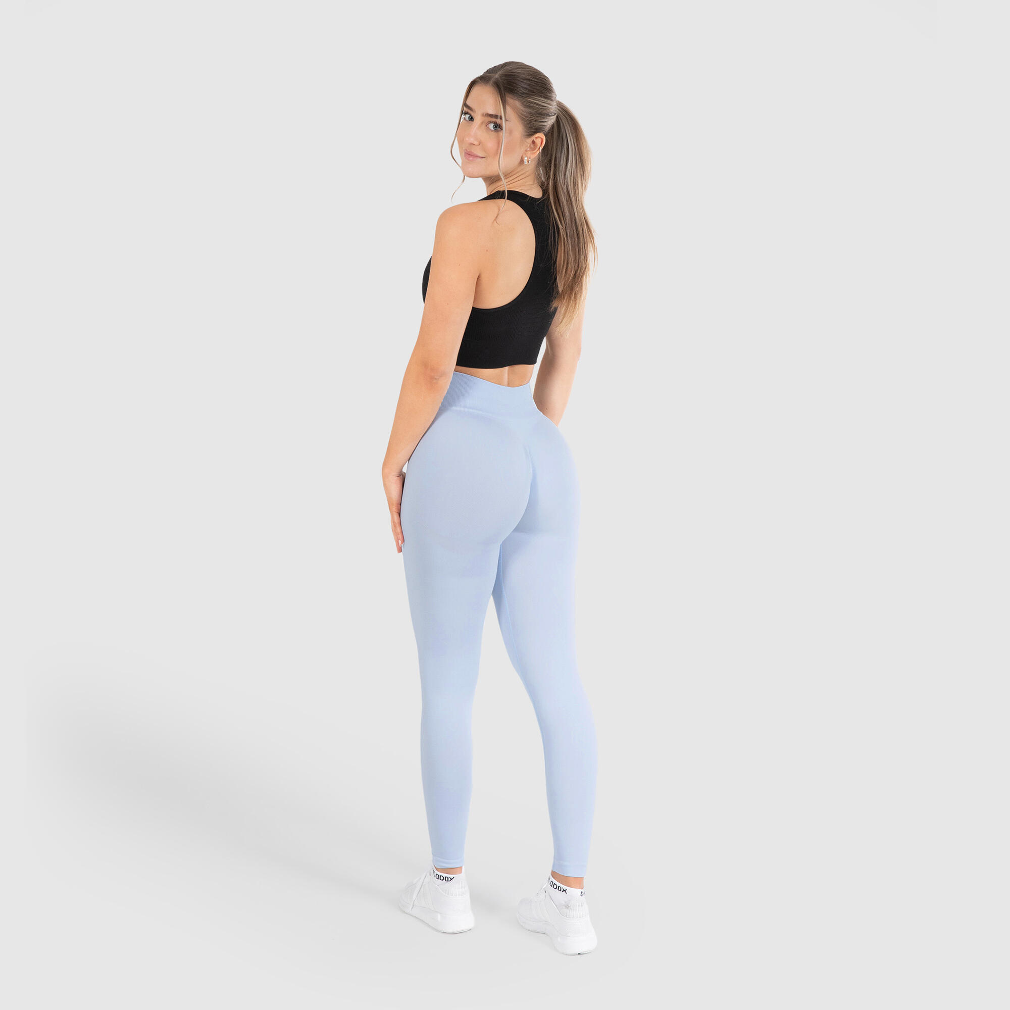 Damen Leggings Slayton Scrunch Hellblau 3/6