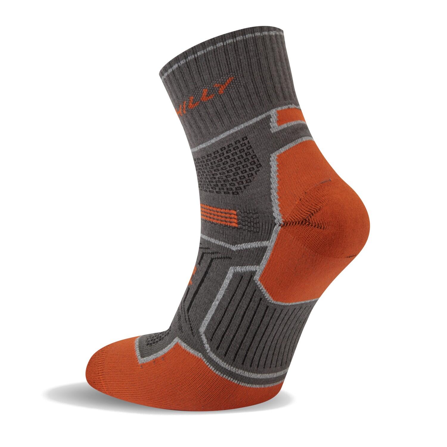 Hilly TwinSkin Anklet - Oranje/Grijs - 43/46 3/4