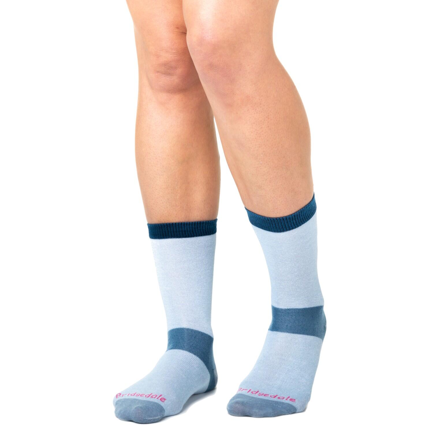 Bridgedale - Lot de 2 paires de chaussettes de bottes Coolmax pour femme 6/7