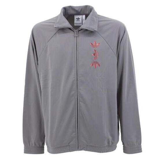 Jacke Zeno Trefoil Track Top in Grau