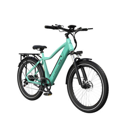 Elektrische fiets e-bike, volwassenen rcb-g5, 27,5 inch, koppelsensor, app & nfc