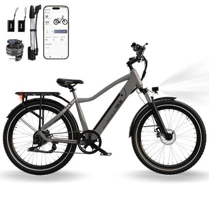 Vélo Electrique Adulte 27.5" E-Bike, APP, NFC, RCB-G5​