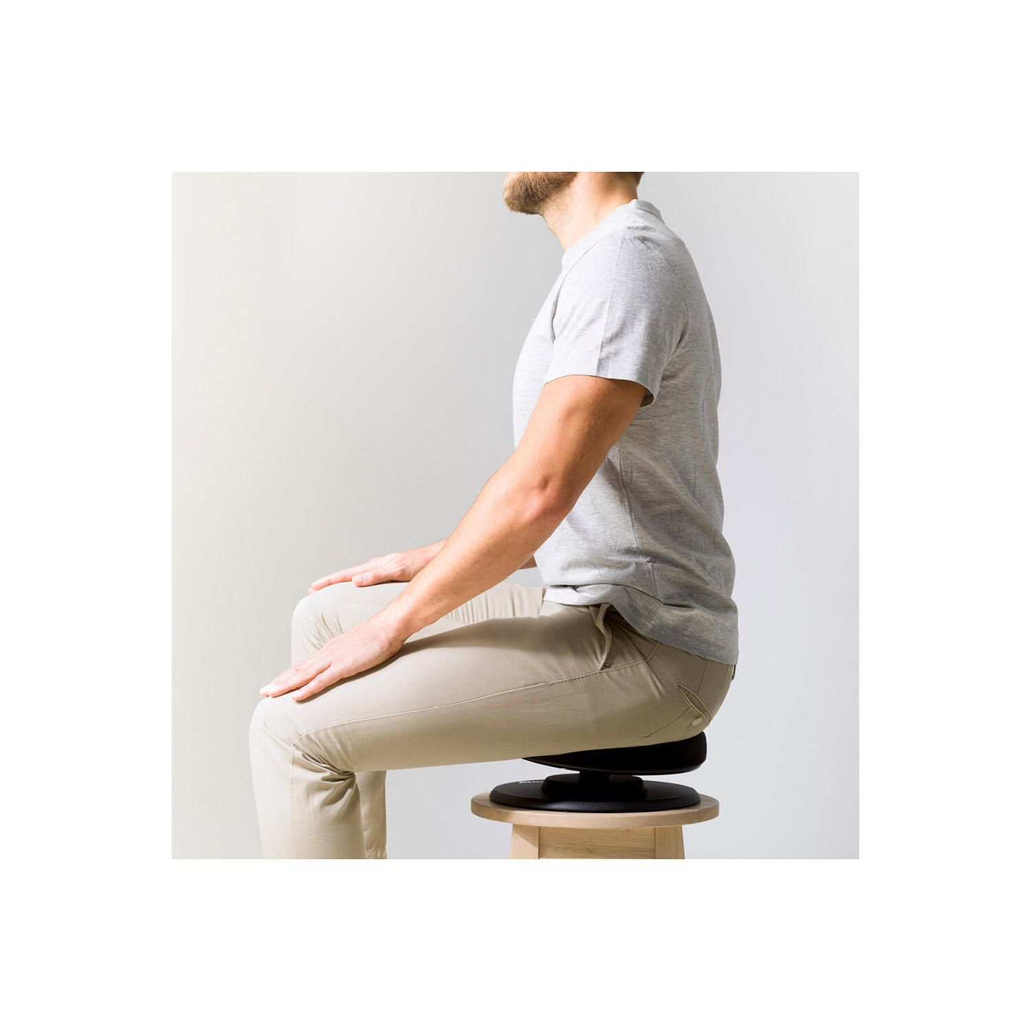 Balance-Sitz Gymnastik Unisex Schwarz 4/5