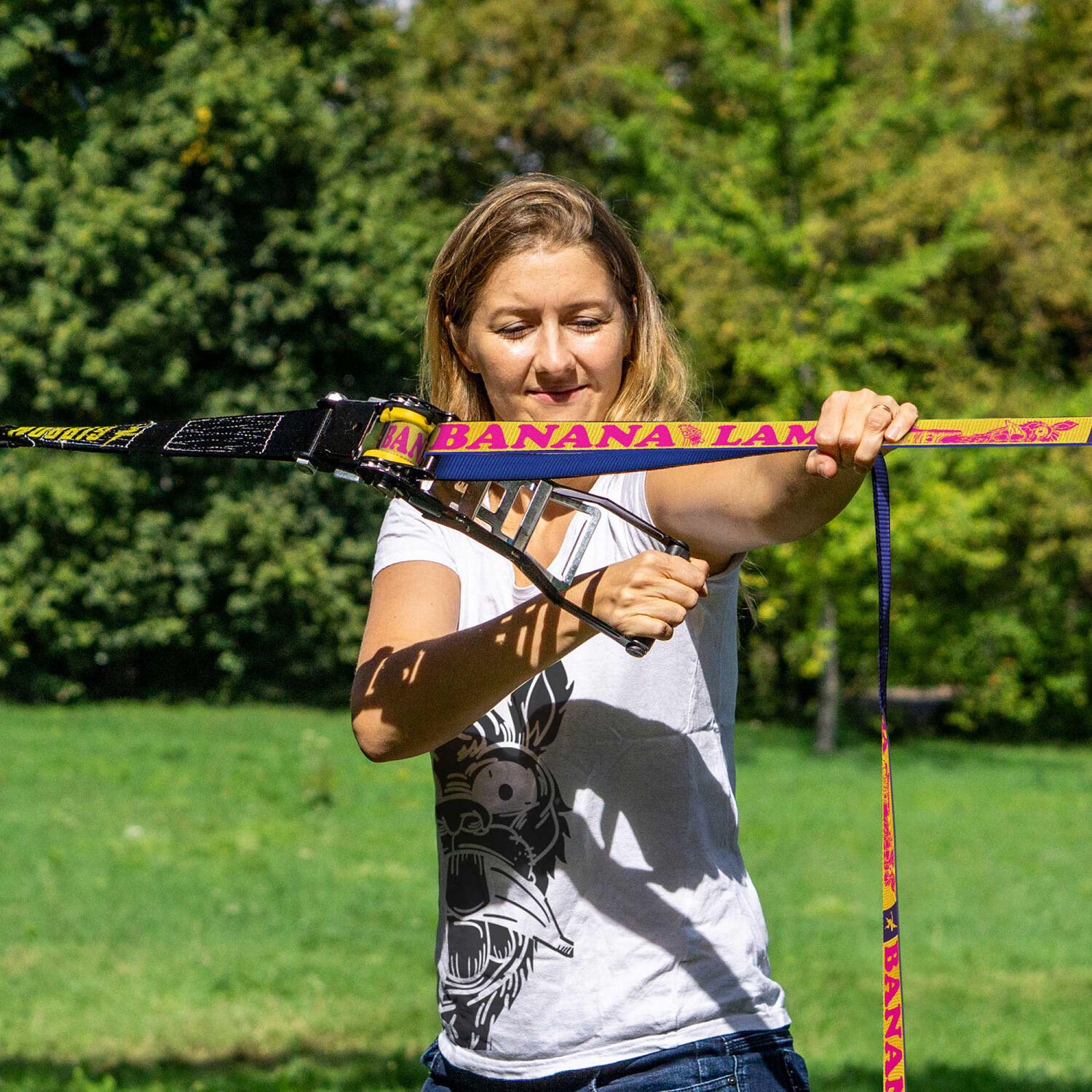 Slackline-Set Gibbon Bananalama Treewear 2/7