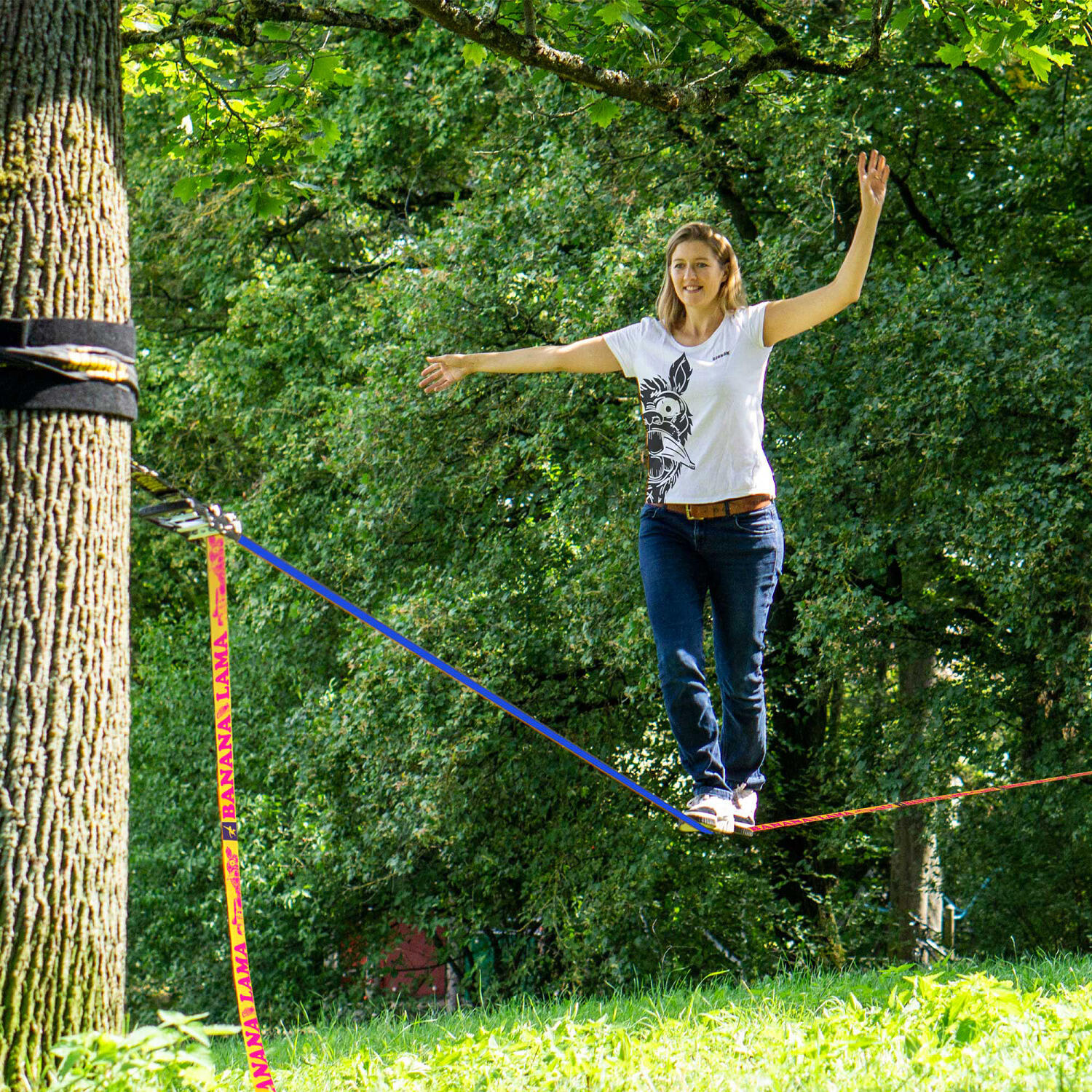 Slackline-Set Gibbon Bananalama Treewear 4/7