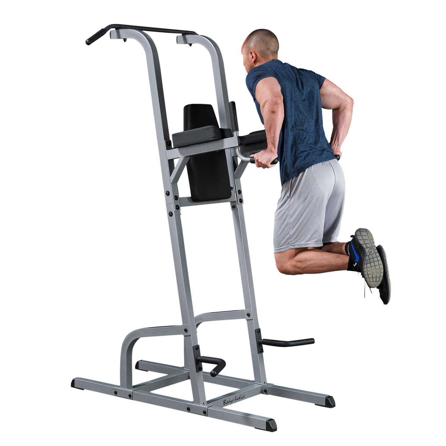Klimmzug- und Dipstation Fitness / Krafttraining Unisex Weiß 2/7