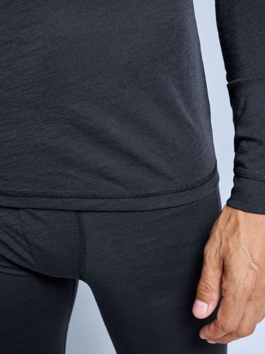 Ensemble thermique en laine mérinos – Homme – T-shirt + Legging 3/4 5/7