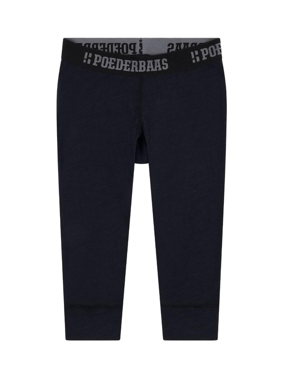 Legging thermique 3/4 - Femme - Laine mérinos - Noir 4/4