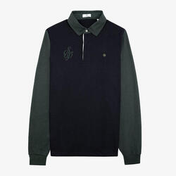 Maillot de rugby noir et vert anglais Section Paloise