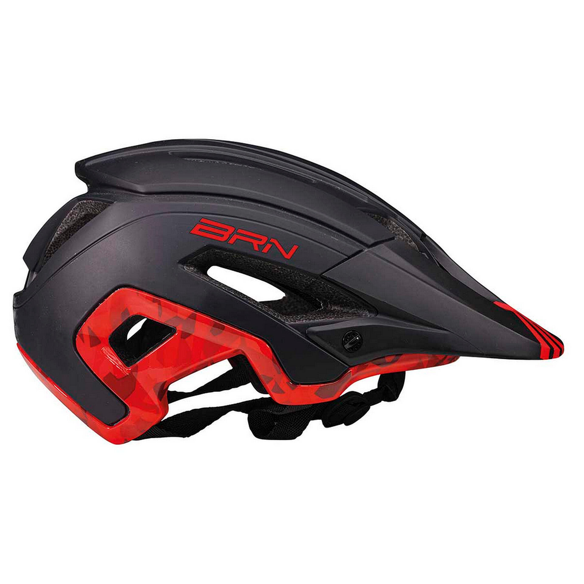 MTB-  Fahrradhelm  SKEGGIA, schwarz-rot 3/3