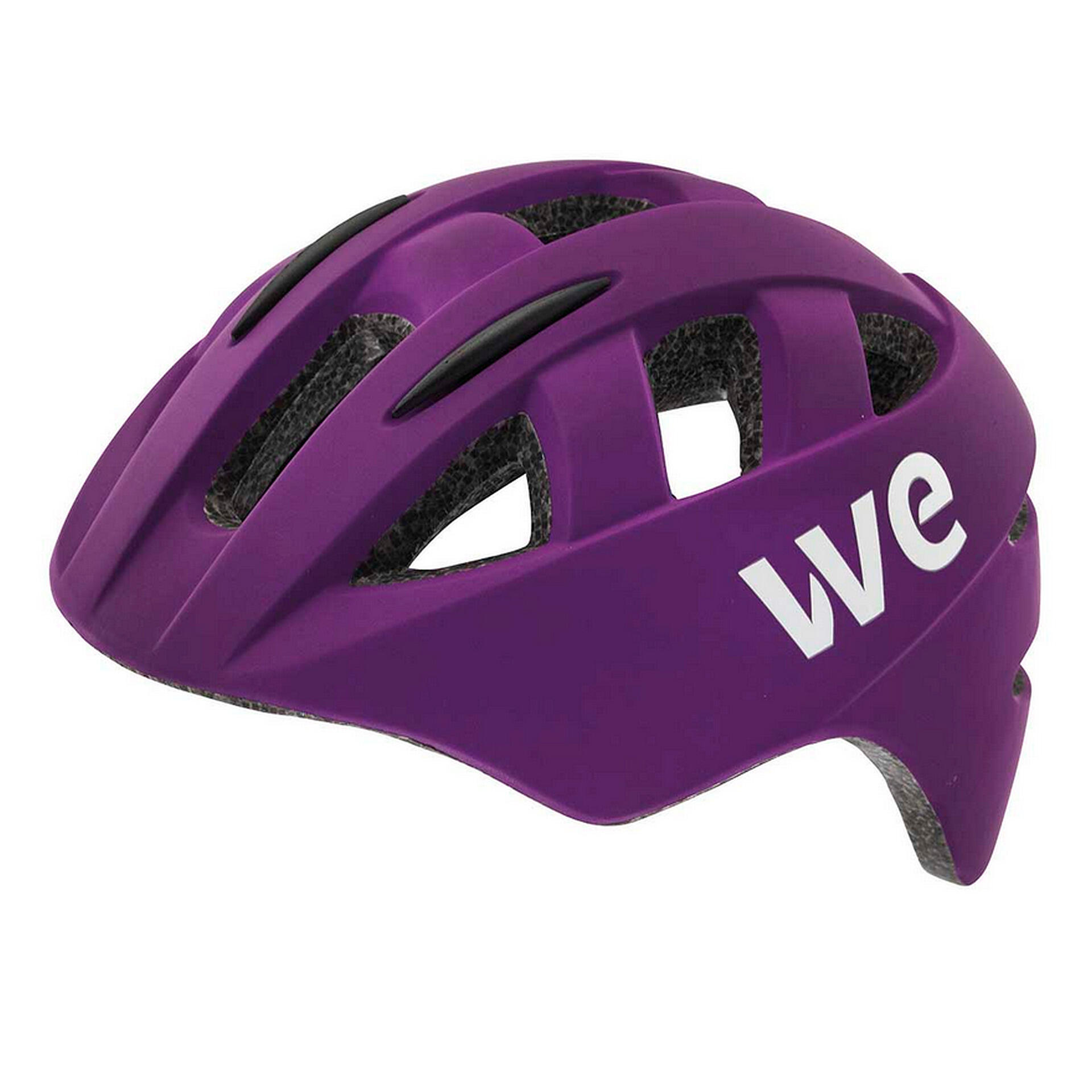 Kask rowerowy City  WE, fioletowy
