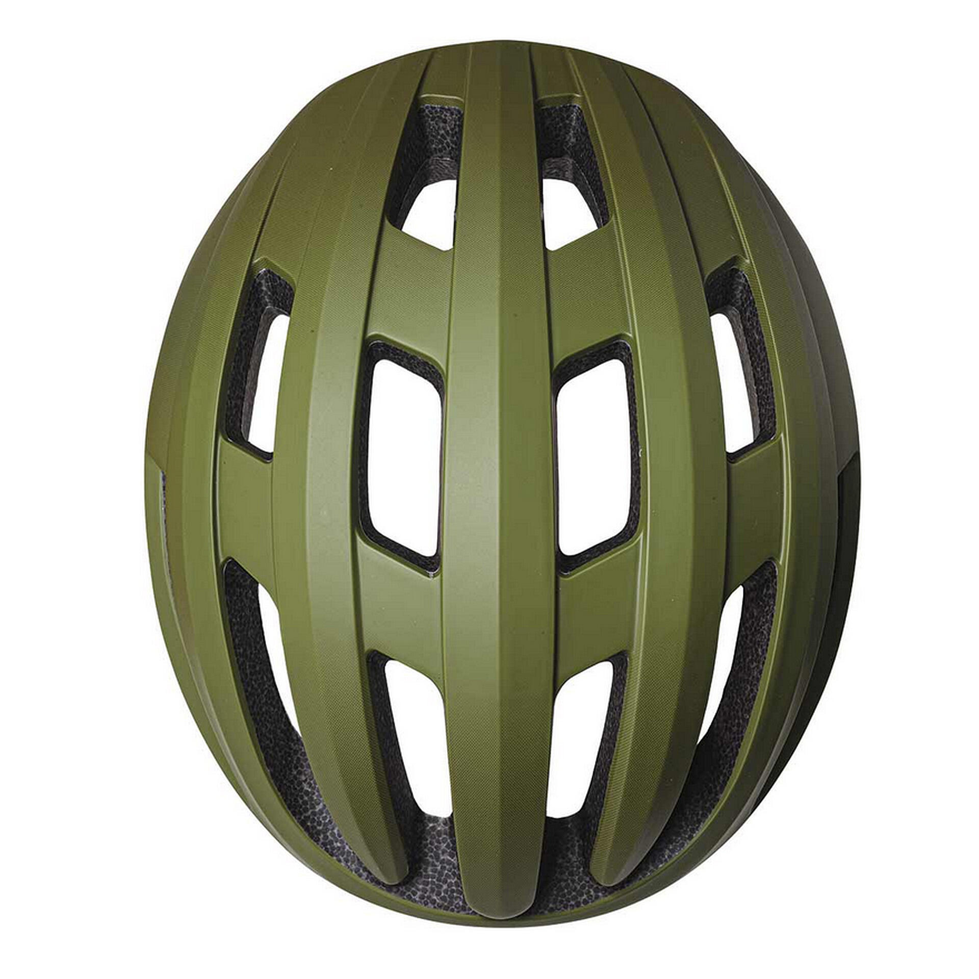 Casco da ciclismo su strada ALIAS, verde 3/4