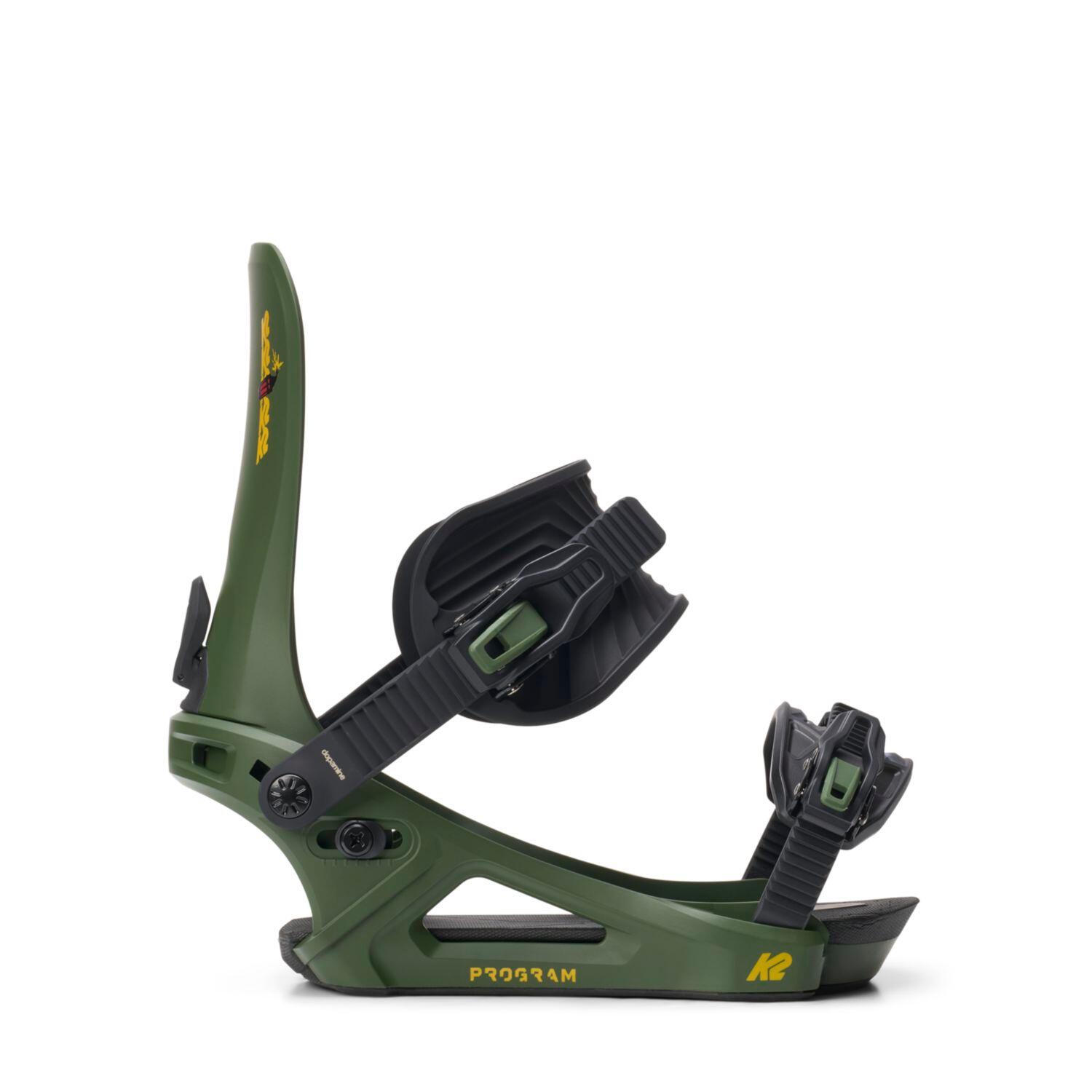 K2 - Fixations De Snowboard Program Dopamine Homme - Fixation De Snowboard - Vert - 40 M - Decathlon