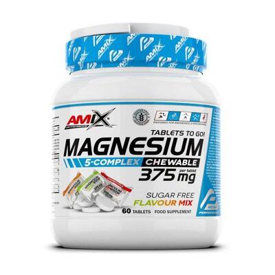 Magnesium 5-complex - 60 gemengde kauwtabletten amix nutrition